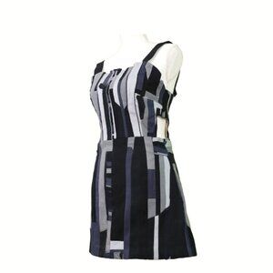 Abstract Art-fabric Twill Sundress